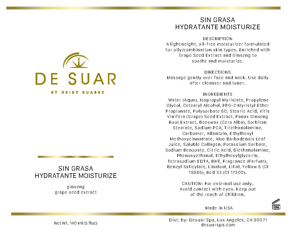 Sin Grasa Hydratante Moisturizer