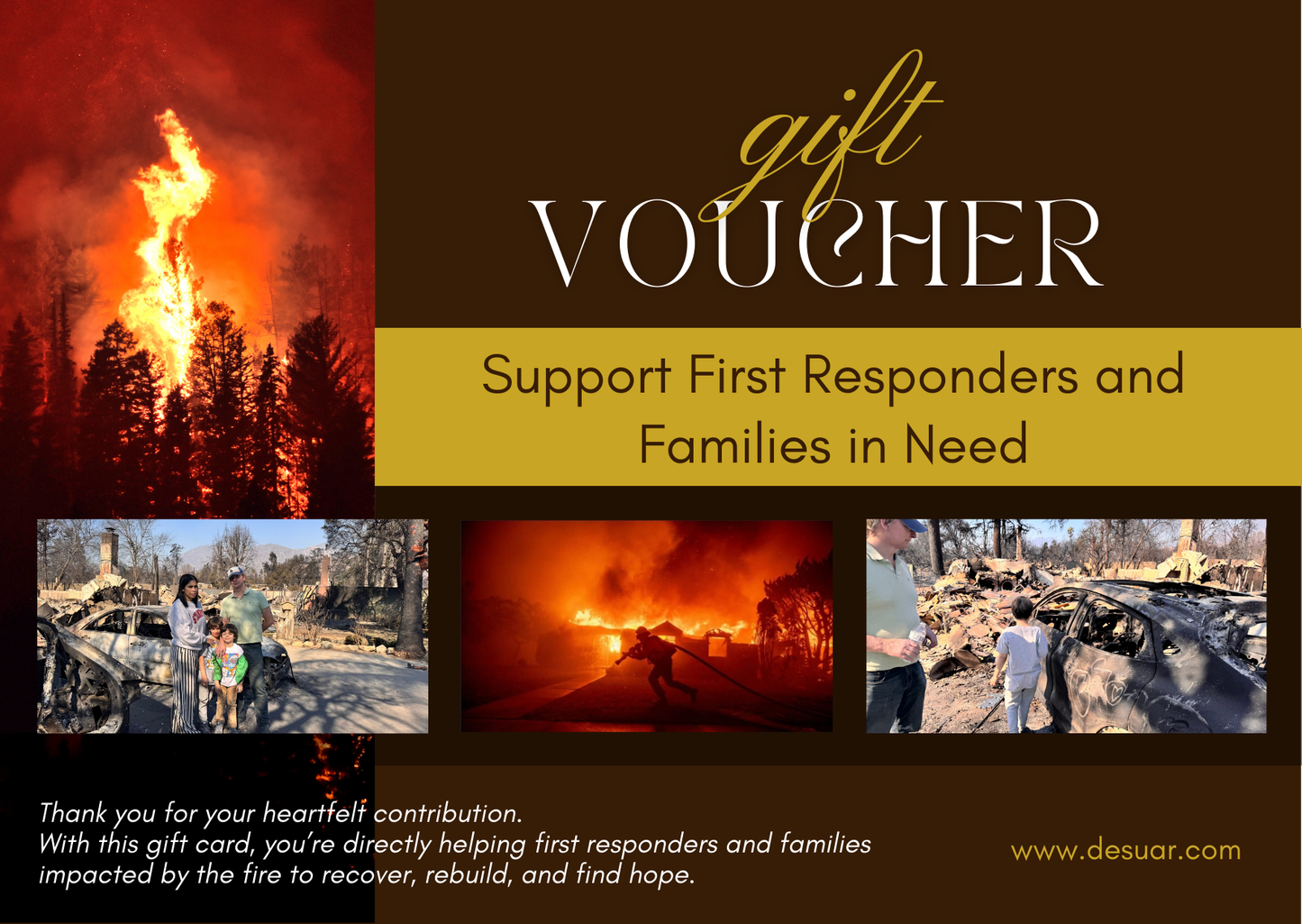 Support First Responders and Families in Need