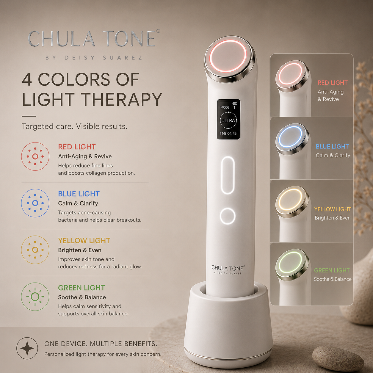Chula Tone® by Deisy Suarez Facial Device