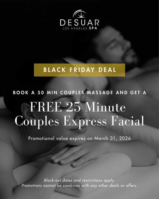 Black Friday Couples Swedish Massage + FREE Couples Facial