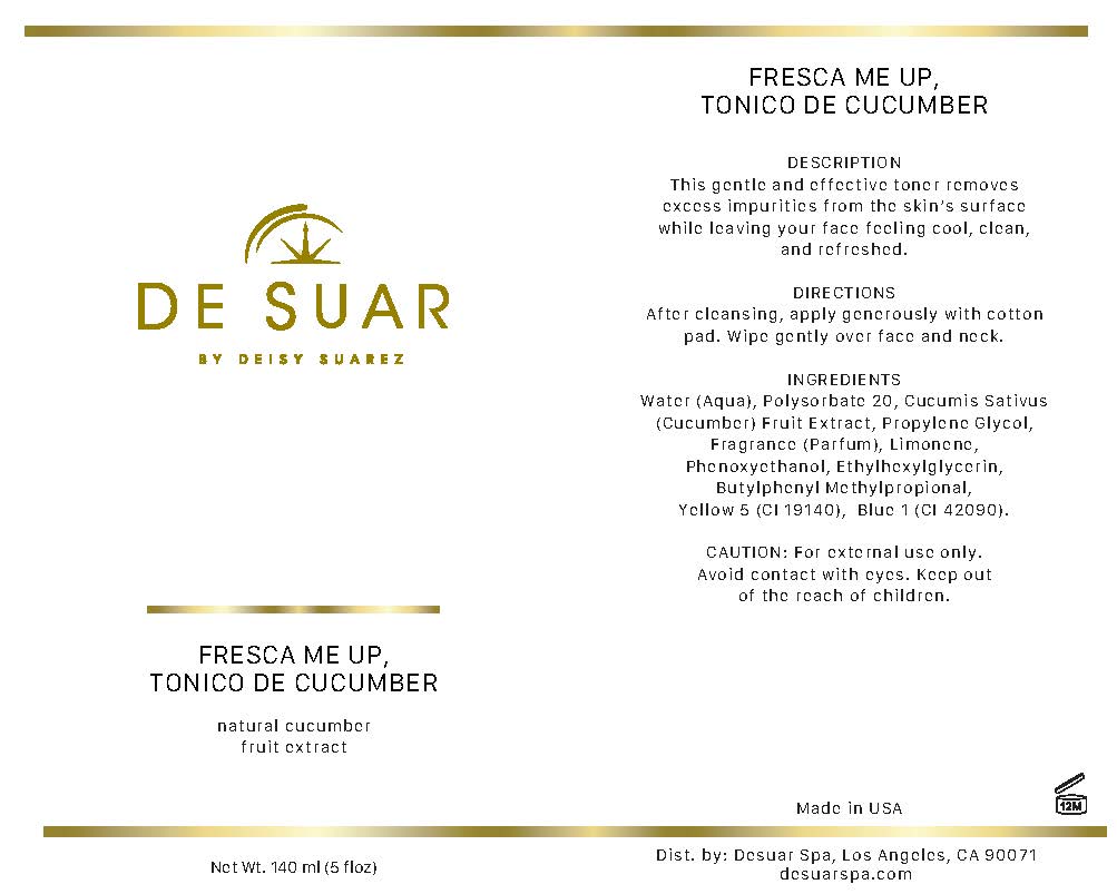 Fresca Me Up, Tonico De Cucumber