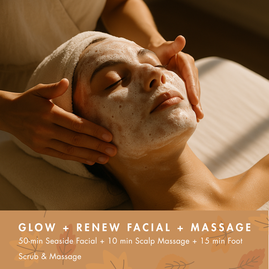 Glow + Renew Facial + Massage