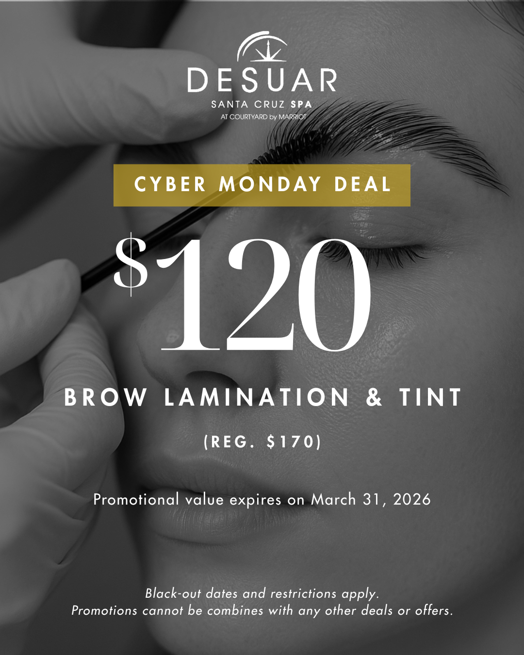 Up to 30% off of a Brow Lamination & Tint