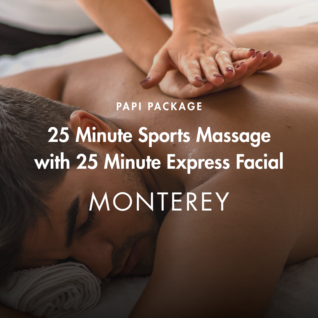 Papi Packages 25 Minute Sports Massage with 25 Minute Express Facial