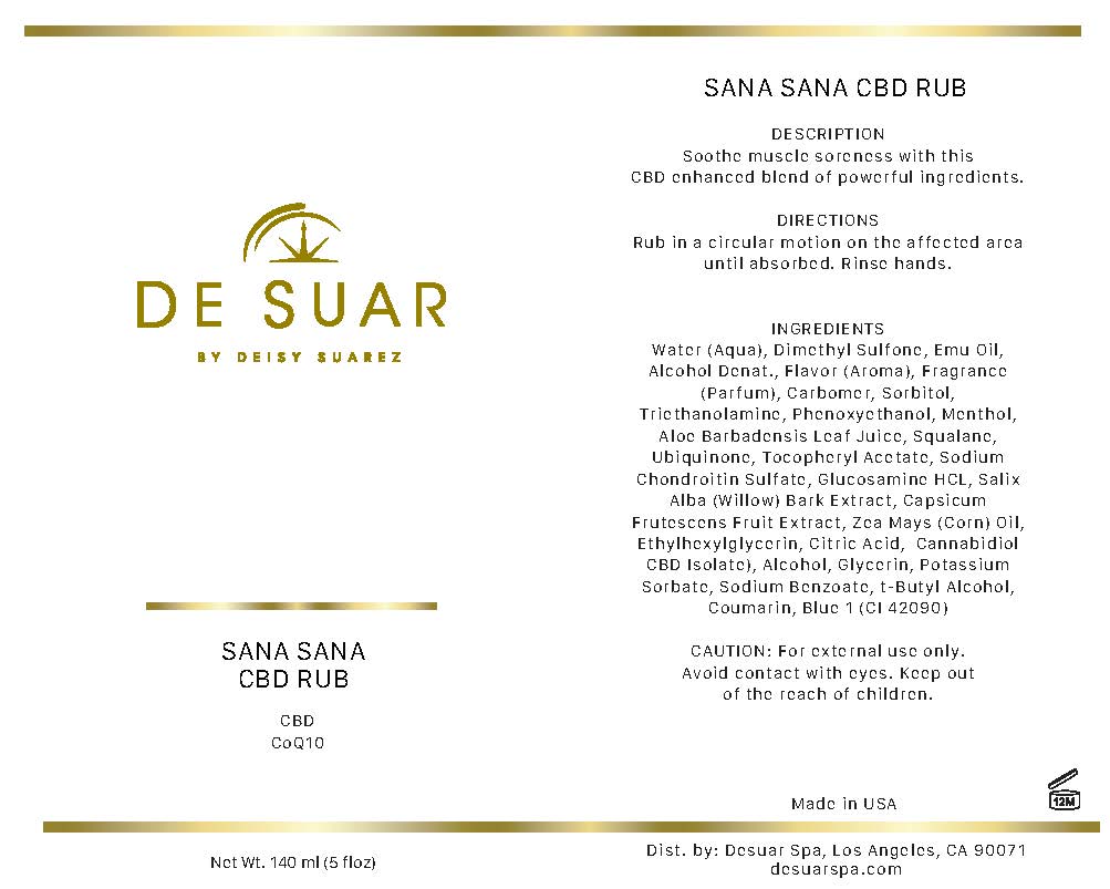 Sana Sana CBD Rub