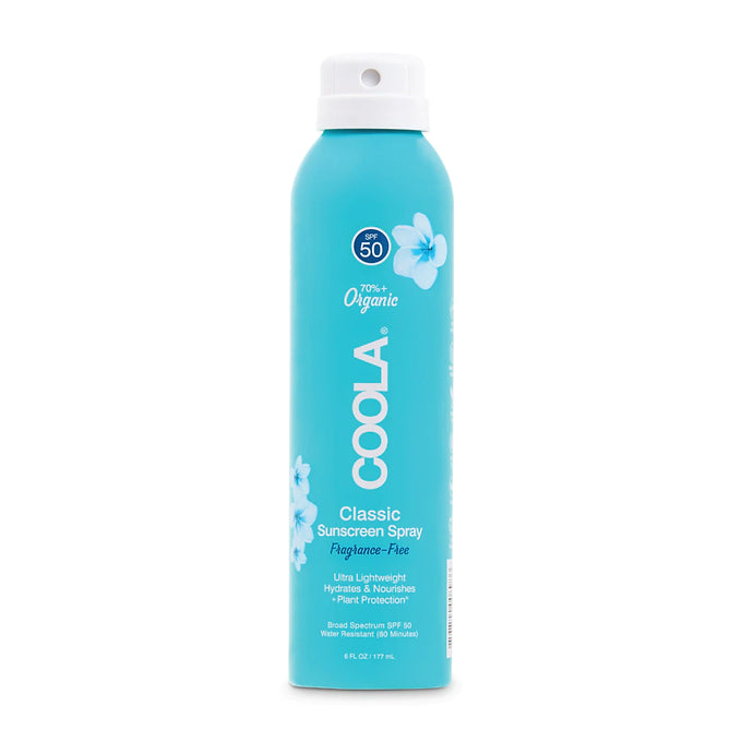 COOLA Classic Body Spray SPF50 6oz - Fragrance Free